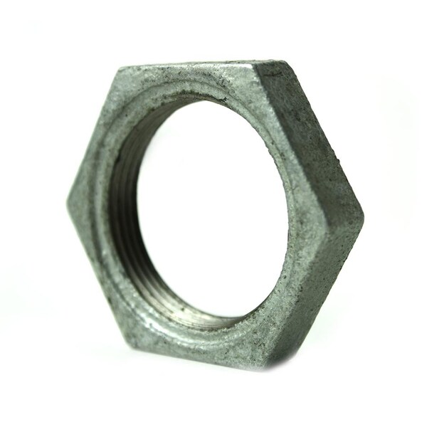 Thrifco Plumbing 1-1/2 Inch Galvanized Steel Hex Locknut 5219009 - main